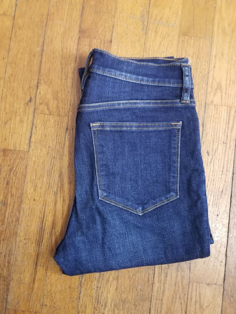 J. Crew Stretch Dark Wash Skinny Jeans, 28